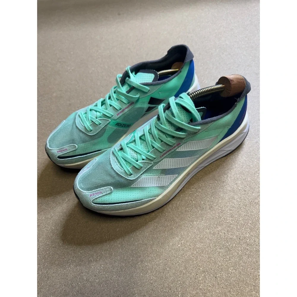 Adidas Adizero Boston‎ 11 Mens Pulse Mint Running Shoes GV9064 Sneaker